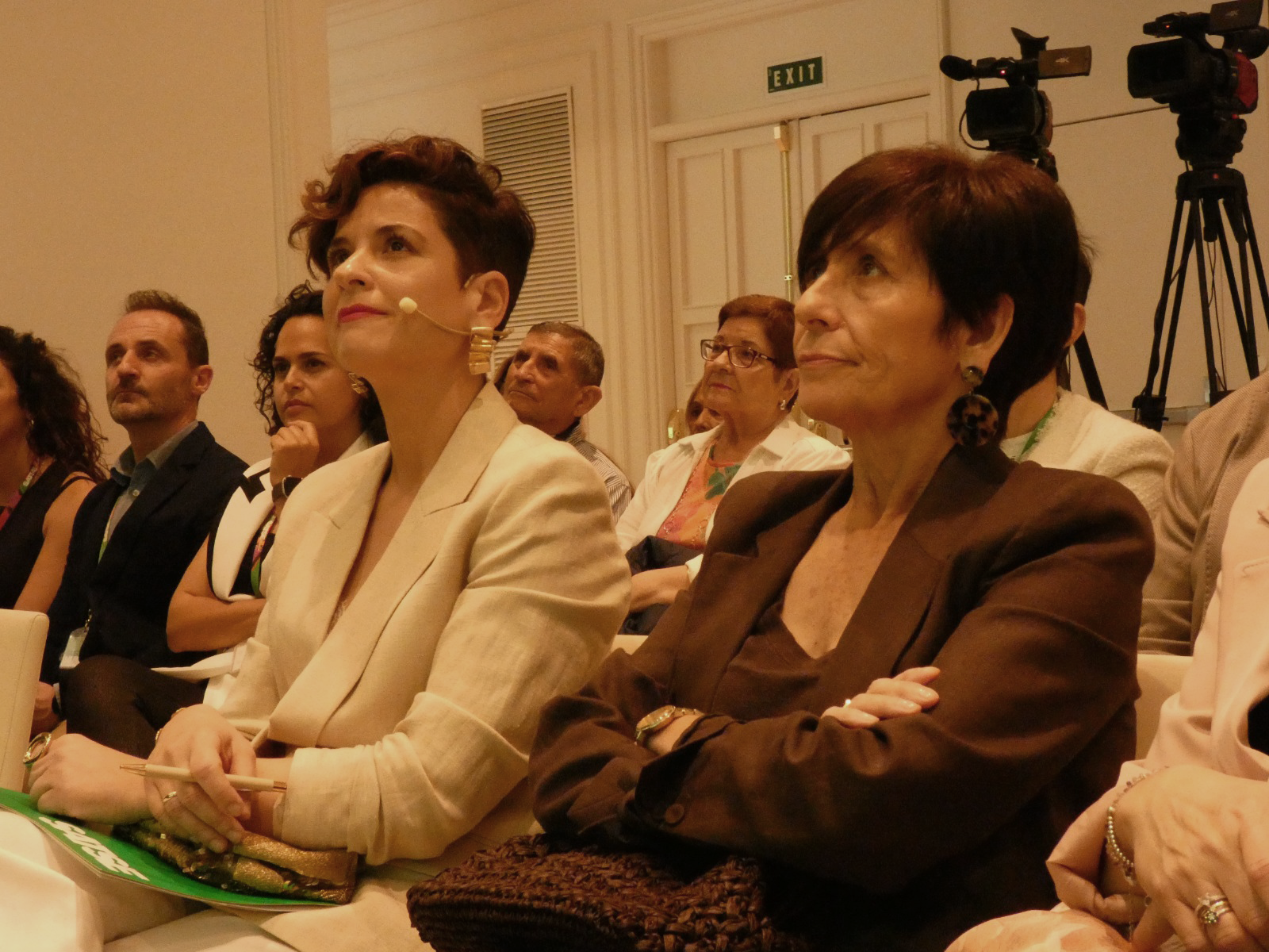 Teresa Galindo y Mercedes del Moral, Secretaria General y Secretaria de Organización de SATSE Madrid